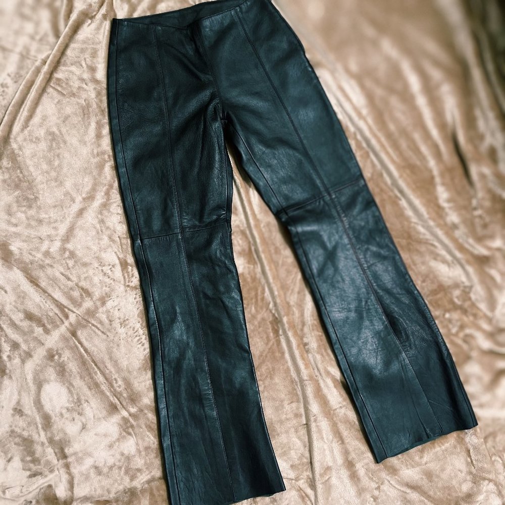 Vintage Women's Daytona Leather Pants, Size 8